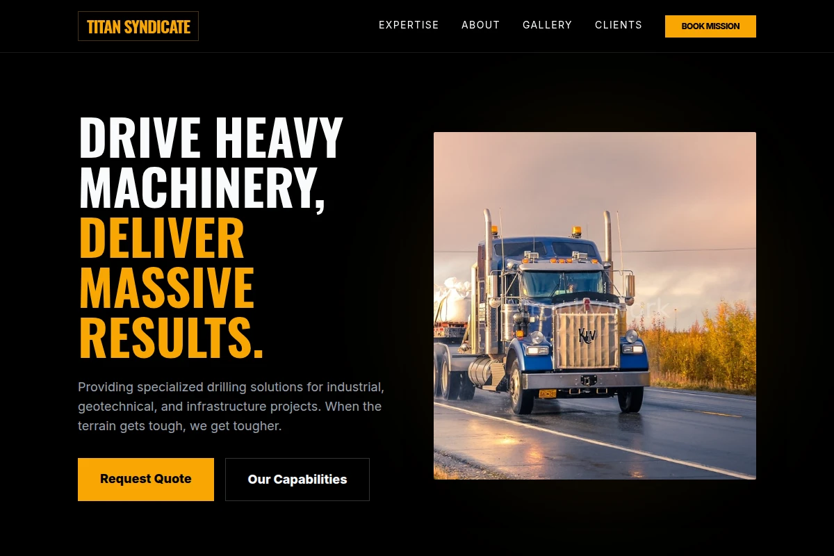 Drill Truck